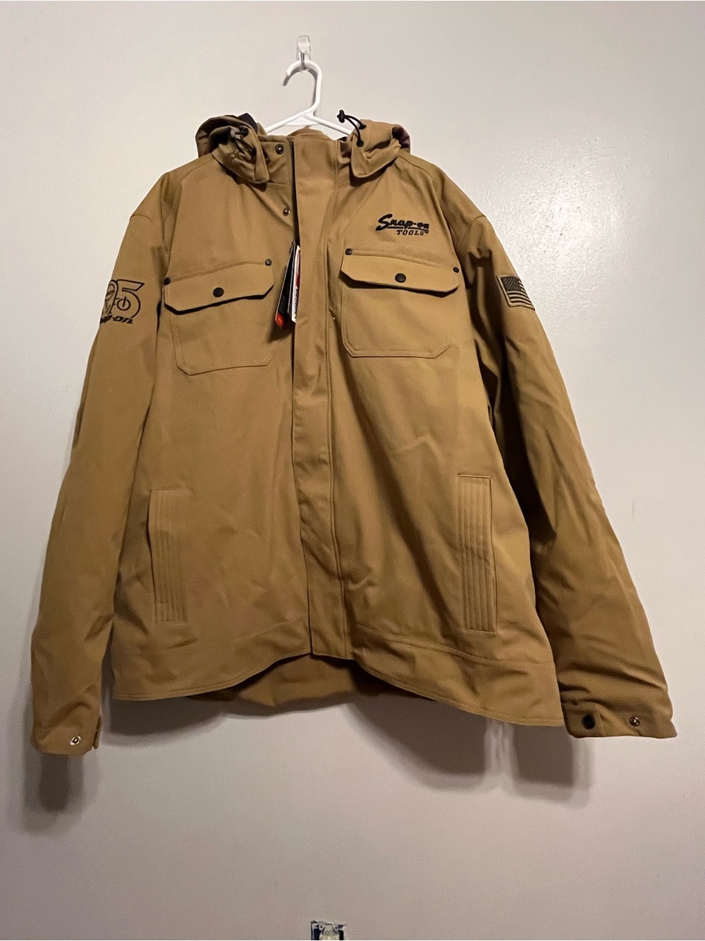 New 2025 Snap On Tools 105 Anniversary Edition Tan w/Removable Hood 3XL